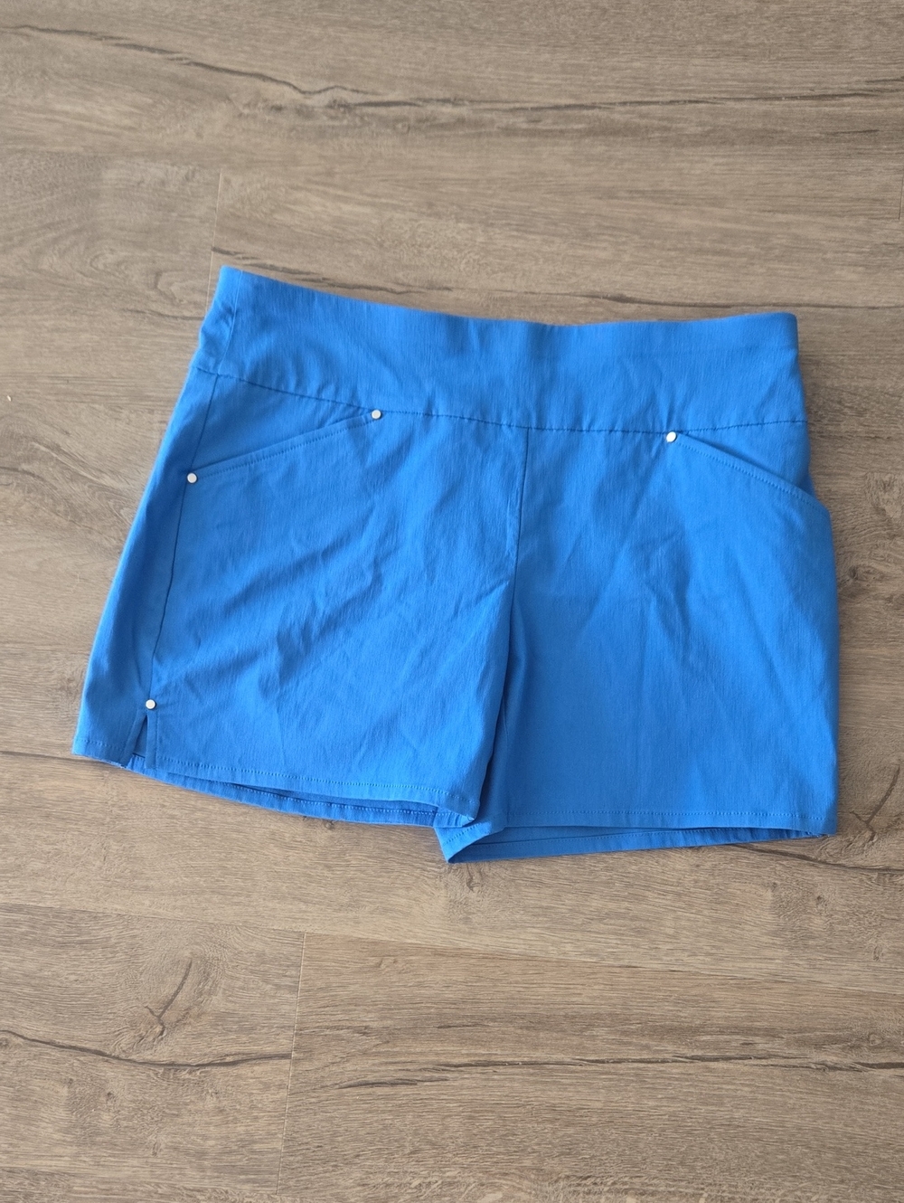INC International Concepts Electric Blue Pull-On Athletic Shorts